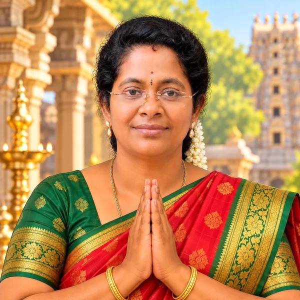 R. Sathya Priya, Treasurer of the Trust
